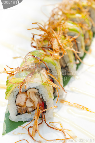 Image of Japanese sushi rolls Maki Sushi 