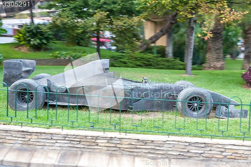 Image of MONTE CARLO, MONACO - SEPTEMBER 20, 2008: The concept of Formula 1 in a street in Monaco.