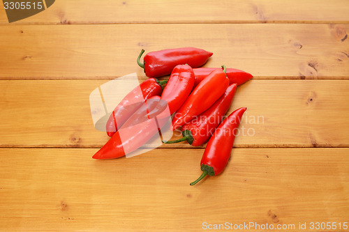 Image of Baby red peppers 
