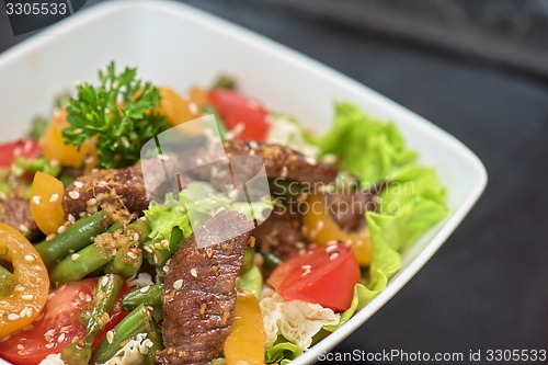 Image of Warm salad with veal