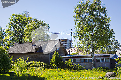 Image of Old and new architecture of houses