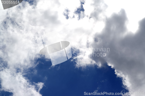 Image of Blue sky and clouds