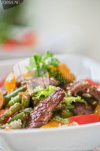 Image of Warm salad with veal