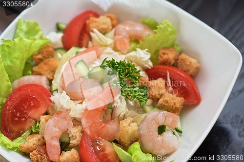 Image of shrimp vegetable salad