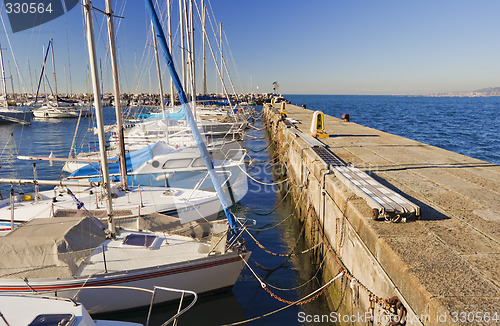 Image of Moored boats