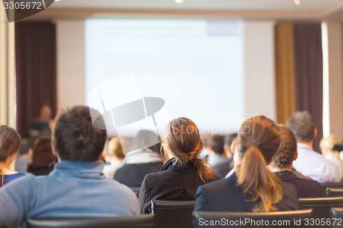 Image of Audience in the lecture hall.