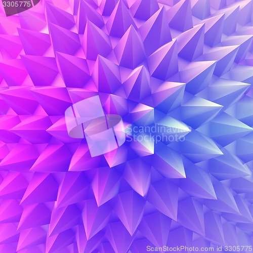 Image of 3D abstract illustration. Vector template. 