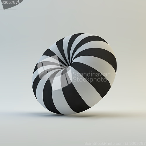 Image of 3D abstract  illustration. Vector template.