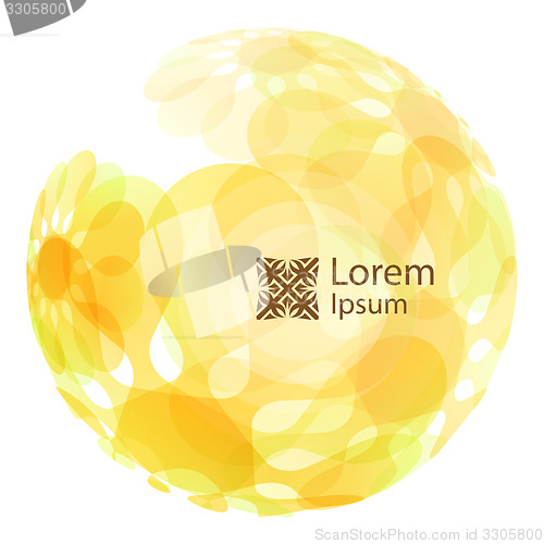 Image of Sphere. Abstract vector illustration.