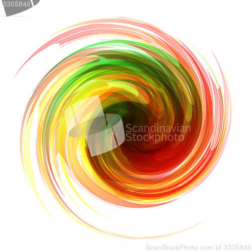 Image of Colorful abstract icon. Dynamic flow illustration. Swirl vector 
