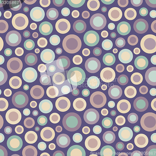 Image of Seamless festive background from circles.  Vector Illustration. 