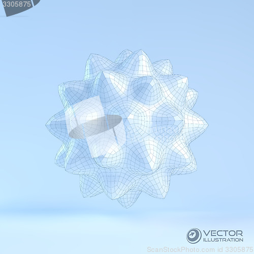 Image of 3D vector illustration.