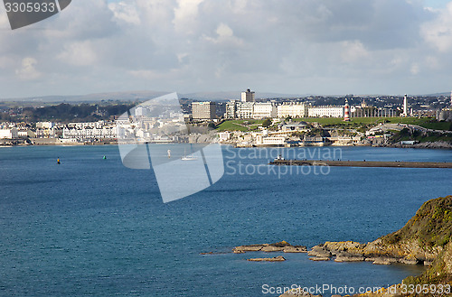 Image of Plymouth Hoe and city.