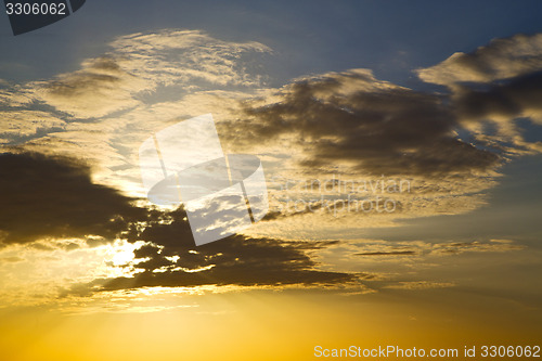 Image of asia in the  kho tao bay isle  and cloud