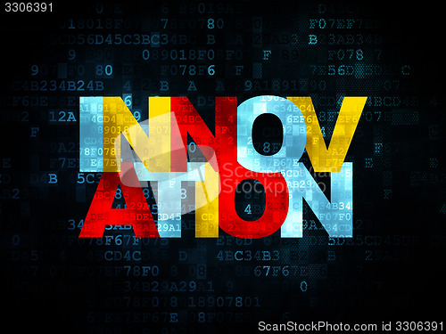 Image of Finance concept: Innovation on Digital background