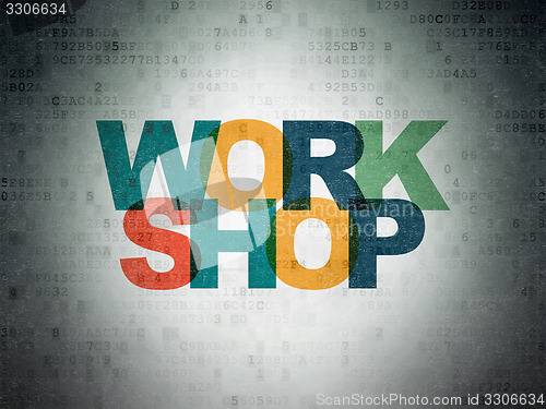 Image of Studying concept: Workshop on Digital Paper background