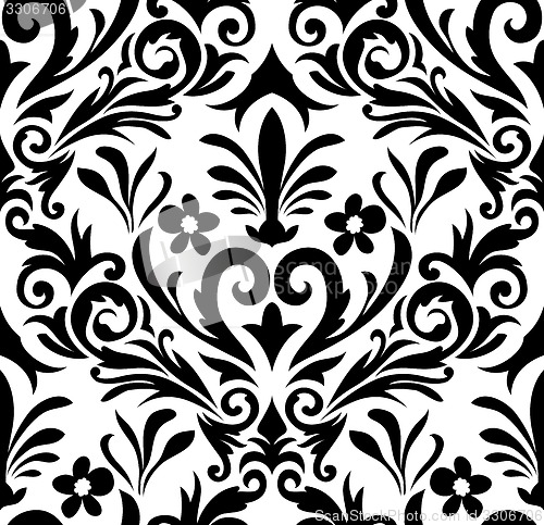 Image of Damask seamless pattern