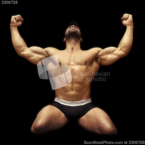 Image of bodybuilding man