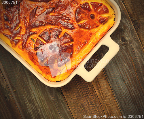 Image of Kulebyaka. Russian pie with cabbage