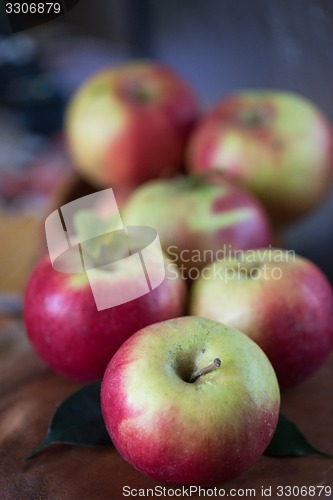 Image of harvest of apples