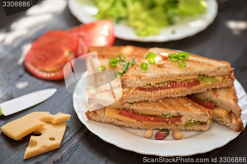 Image of Cheese sandwich