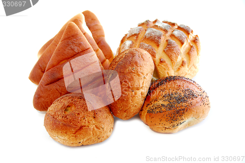 Image of Bread on white