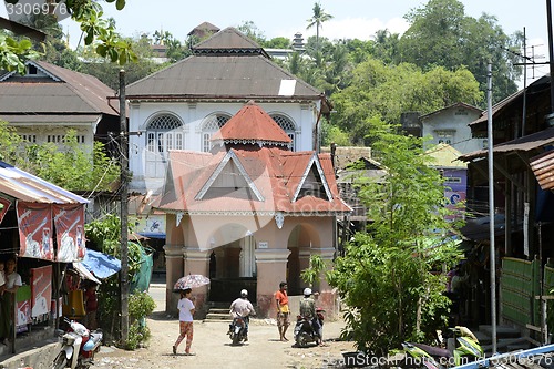 Image of ASIA MYANMAR MYEIK COLONIAL ARCHITECTURE
