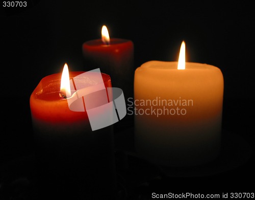 Image of Burning candles