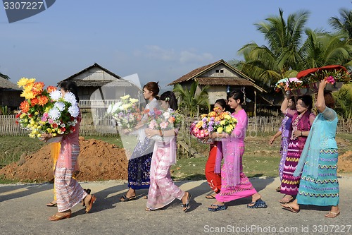 Image of ASIA MYANMAR MYEIK SHINPYU CEREMONY