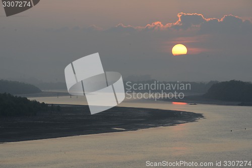 Image of ASIA MYANMAR MYEIK LANDSCAPE RIVER