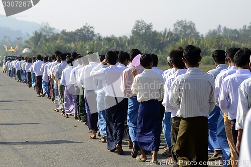 Image of ASIA MYANMAR MYEIK SHINPYU CEREMONY