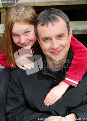 Image of Father daughter portrait