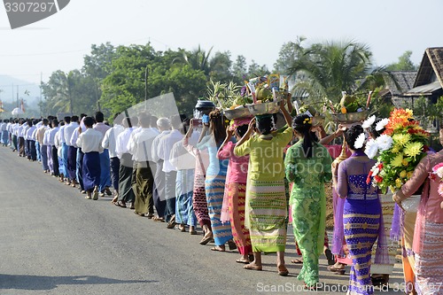 Image of ASIA MYANMAR MYEIK SHINPYU CEREMONY