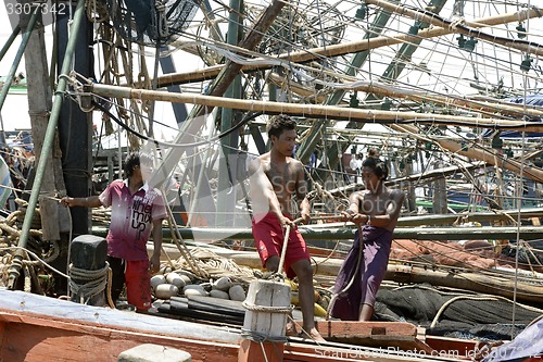 Image of ASIA MYANMAR MYEIK JETTY HARBOUR