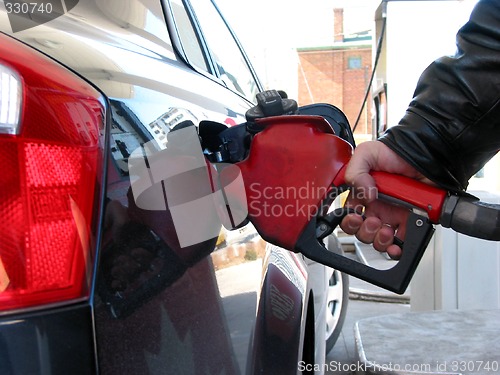 Image of Gas pump fueling