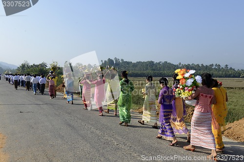 Image of ASIA MYANMAR MYEIK SHINPYU CEREMONY