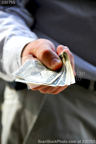 Image of Hand offer money