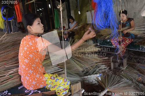 Image of ASIA MYANMAR MYEIK BRUSH PRODUCTION