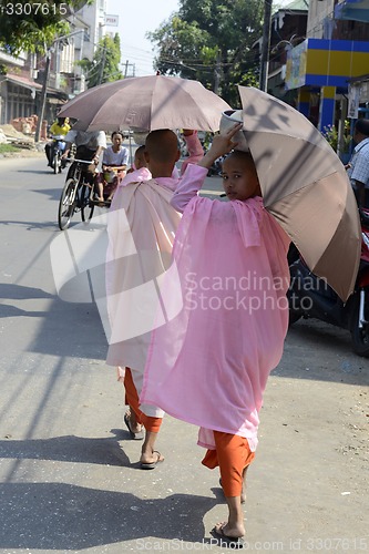 Image of ASIA MYANMAR MYEIK CITY MONK NUN