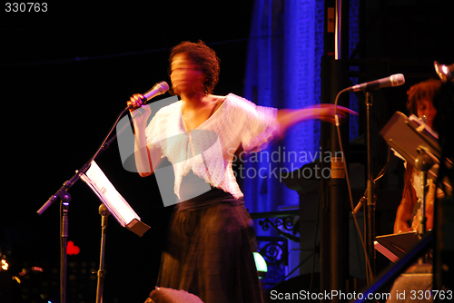 Image of Jazz singer