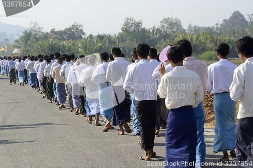 Image of ASIA MYANMAR MYEIK SHINPYU CEREMONY