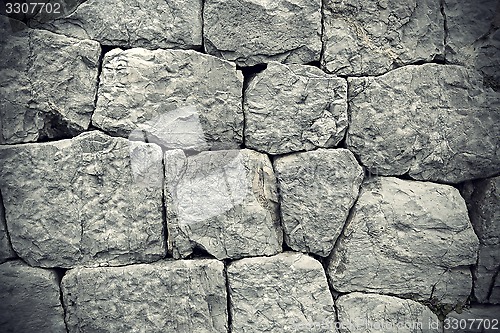 Image of Ancient stone wall background