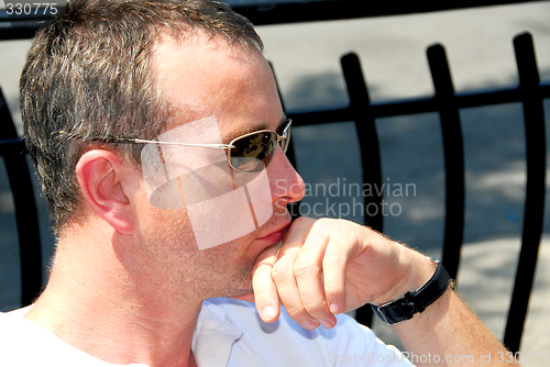 Image of Man sunglasses