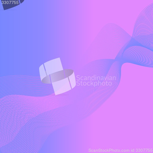 Image of Abstract Blue Wave 