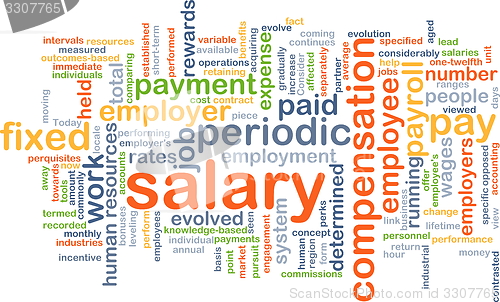 Image of Salary background concept