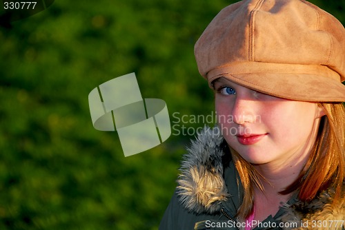 Image of Girl portrait outside