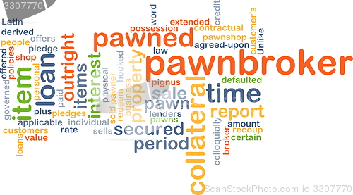 Image of Pawnbroker background concept