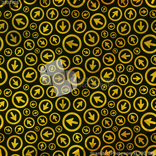Image of Arrows. Seamless pattern.