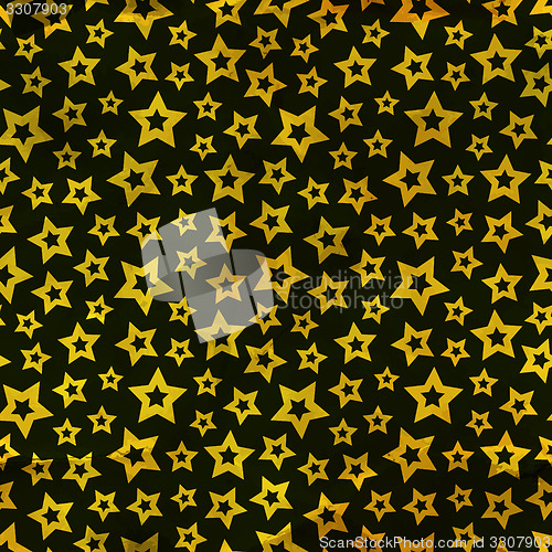 Image of Stars. Seamless pattern.