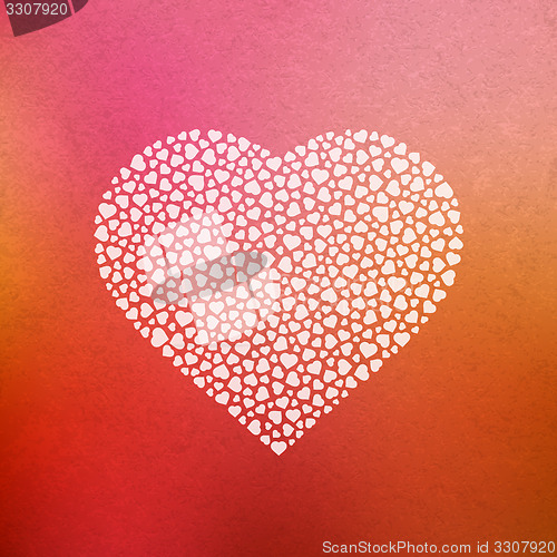 Image of Love background. Vector illustration. 